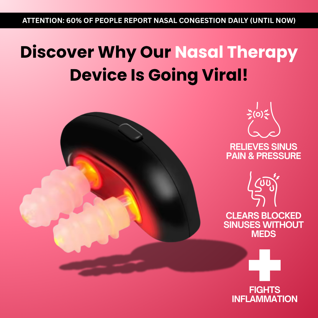 NasalGlo™ Red Light Nasal Therapy